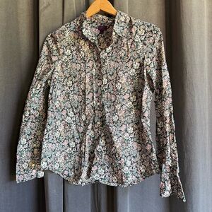 J.Crew Liberty print Floral Long Sleeve Button-Up Shirt